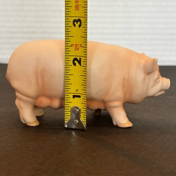 Vintage Enesco 1990 Porcelain Mama Pig & Feeding Piglet Figurine - Picture 8 of 10